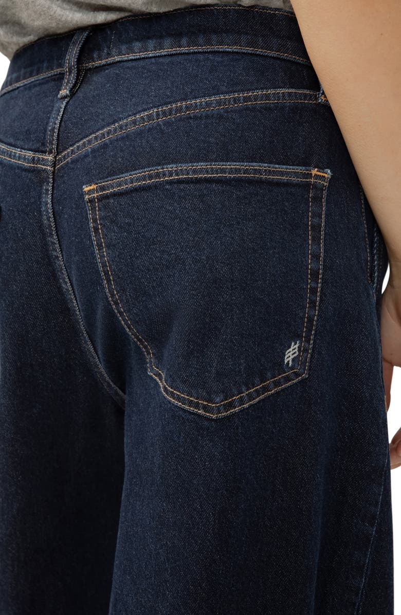 Silver Jeans Co. Pleated High Waist Wide Leg Trouser Jeans, Alternate, color, Amelia