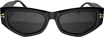 Wren 52mm Polarized Geometric Sunglasses