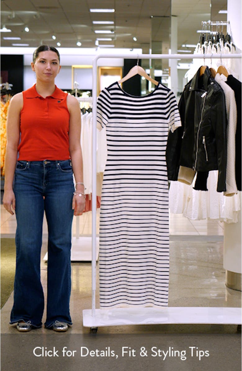 Selah Stripe Knit Midi Dress, sales video thumbnail
