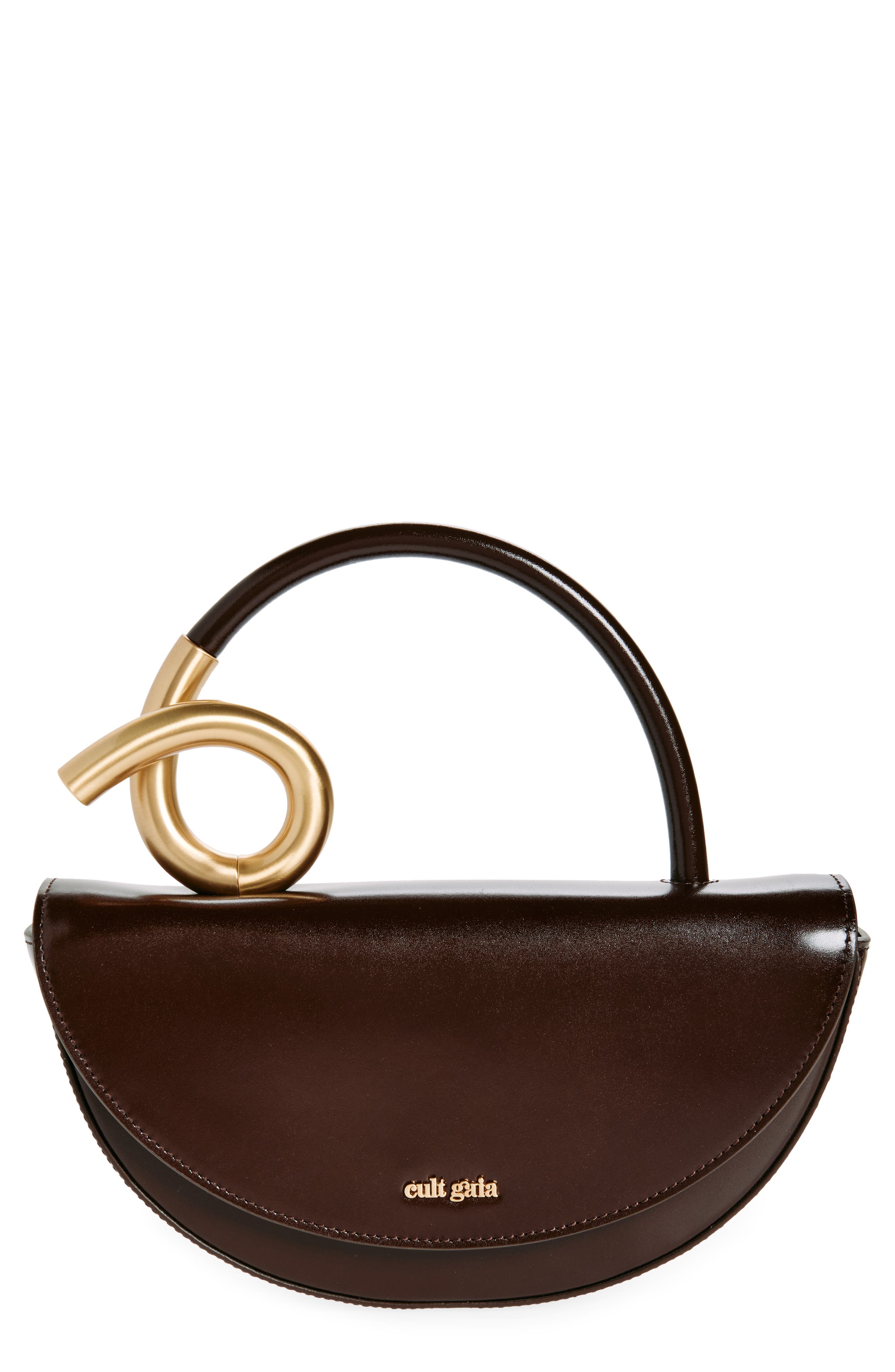 Azariah Leather Top Handle Bag, Main, color, ESPRESSO