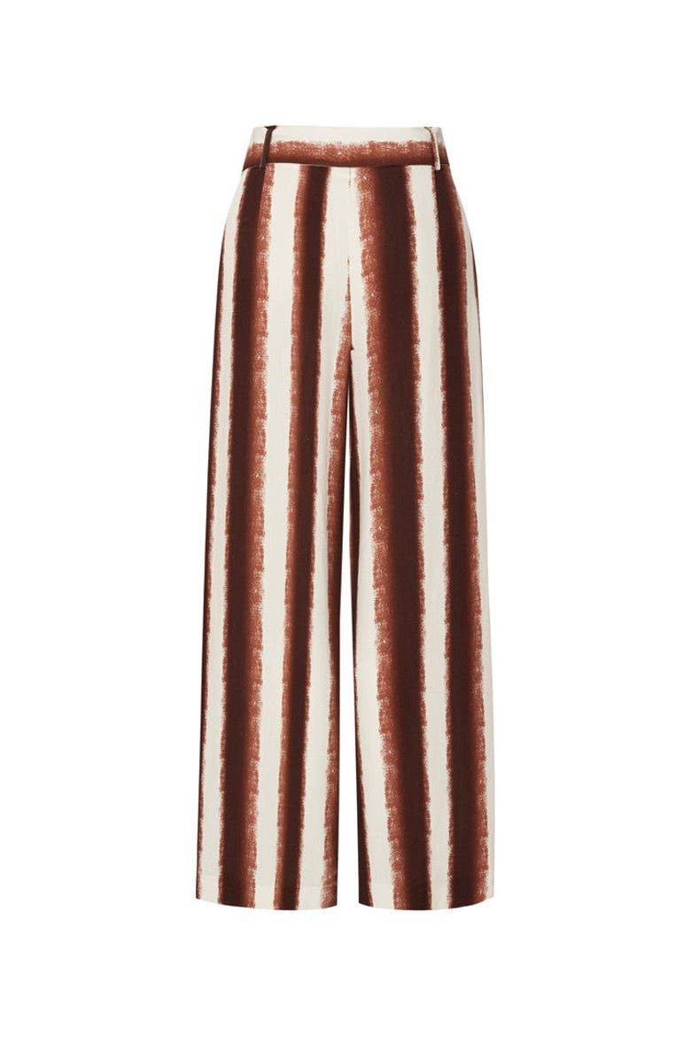 Striped Wide Leg Regular Pants, Alternate, color, MULTICOLOR