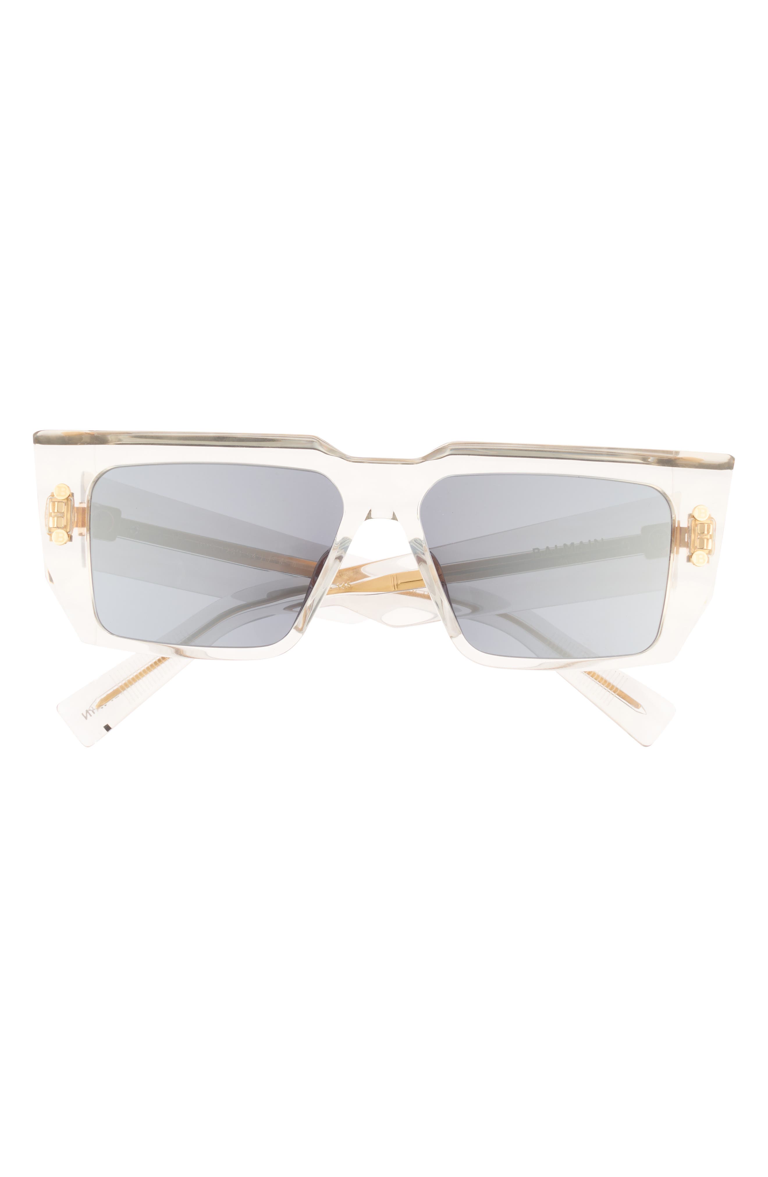 Balmain 54mm Novelty Square Sunglasses