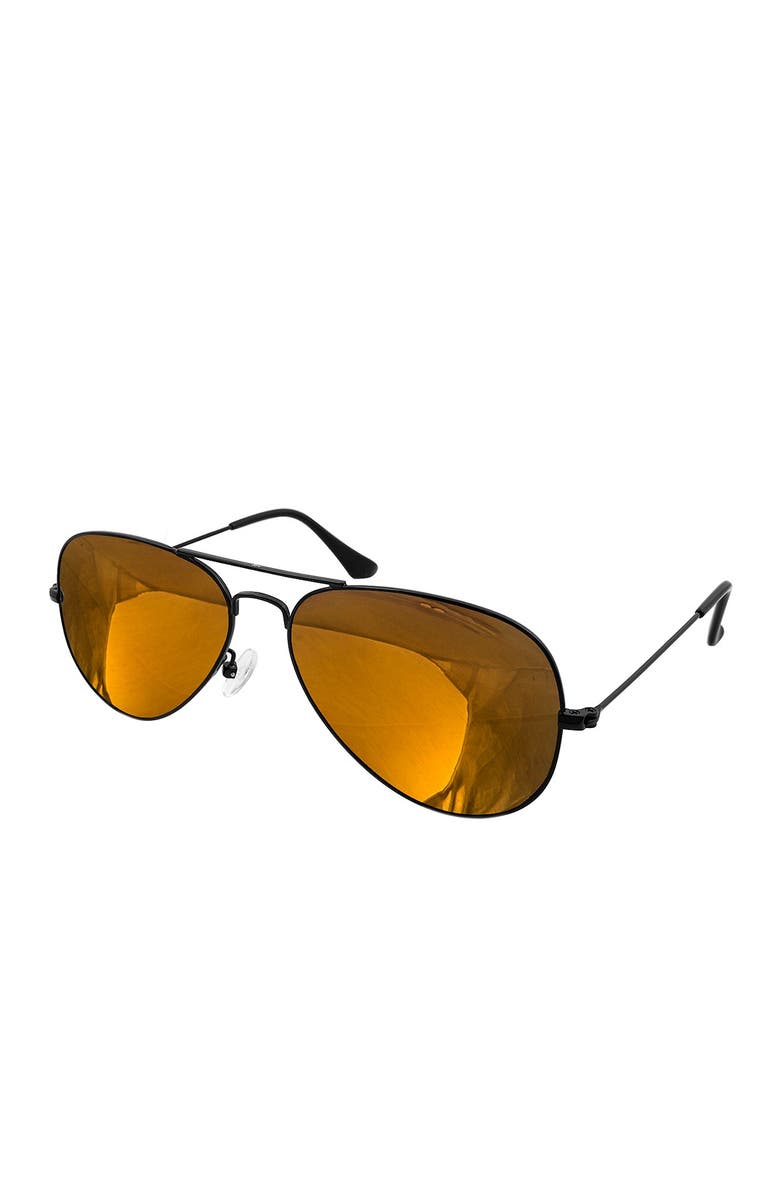 AQS Oliver 58mm Aviator Sunglasses, Alternate, color, 