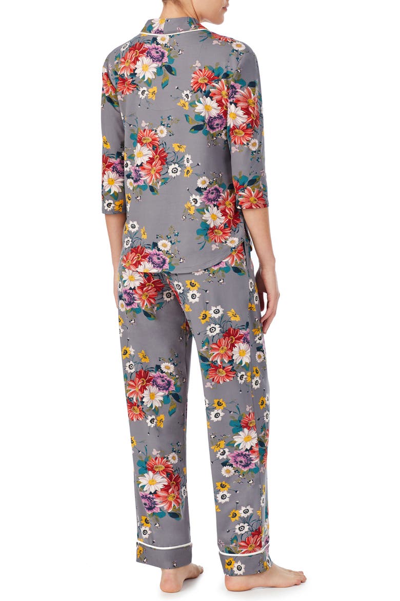 Room Service Cozy Cool Pajamas (Nordstrom Exclusive), Alternate, color, GREY MULTI FLORAL
