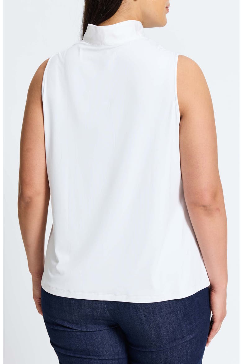 Tammy Ruffle Sleeveless Top, Alternate, color, WHITE
