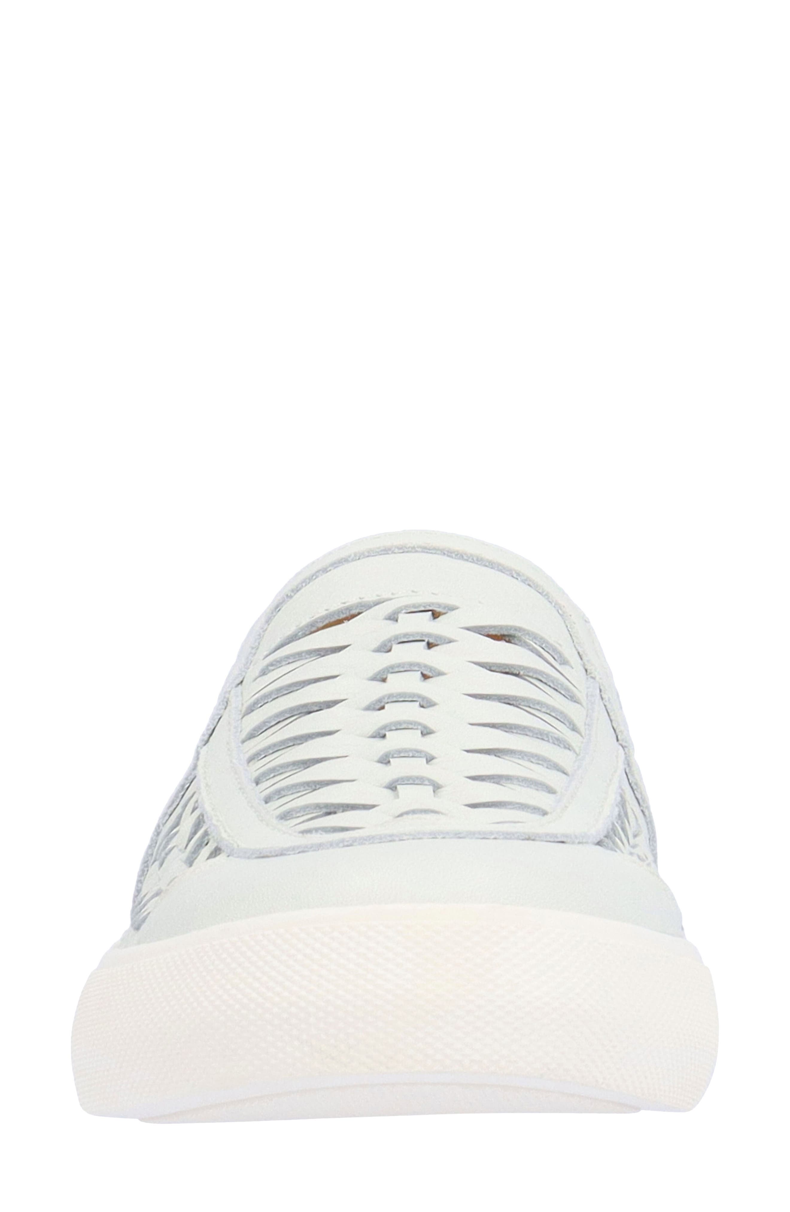 L
Amour des Pieds Karsha Woven Sneaker, Alternate, color, White
