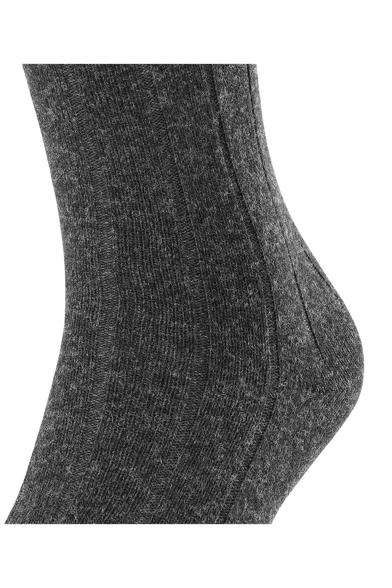 Lhasa Wool Blend Socks, Alternate, color, ANTHRACITE