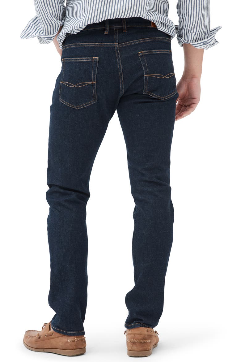 Sutton Stretch Straight Leg Jeans, Alternate, color, DARK BLUE