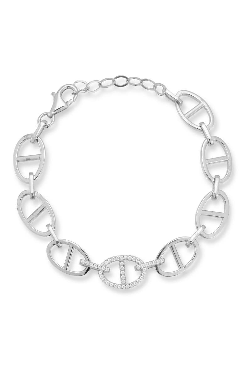 Link Bracelet, Main, color, SILVER