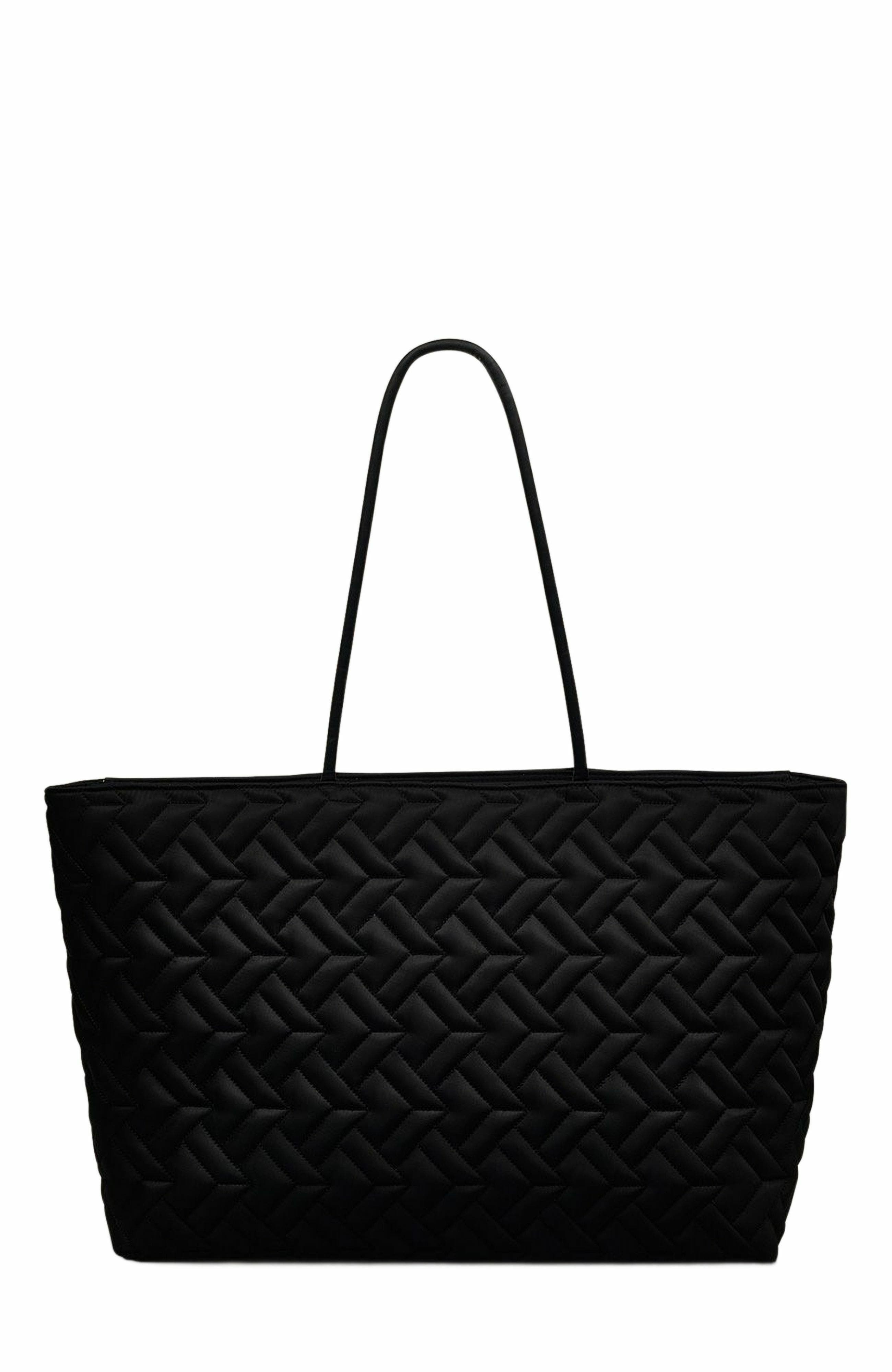 Radley Holland Park - Quilt Large Ziptop Tote Bag, Alternate, color, Black