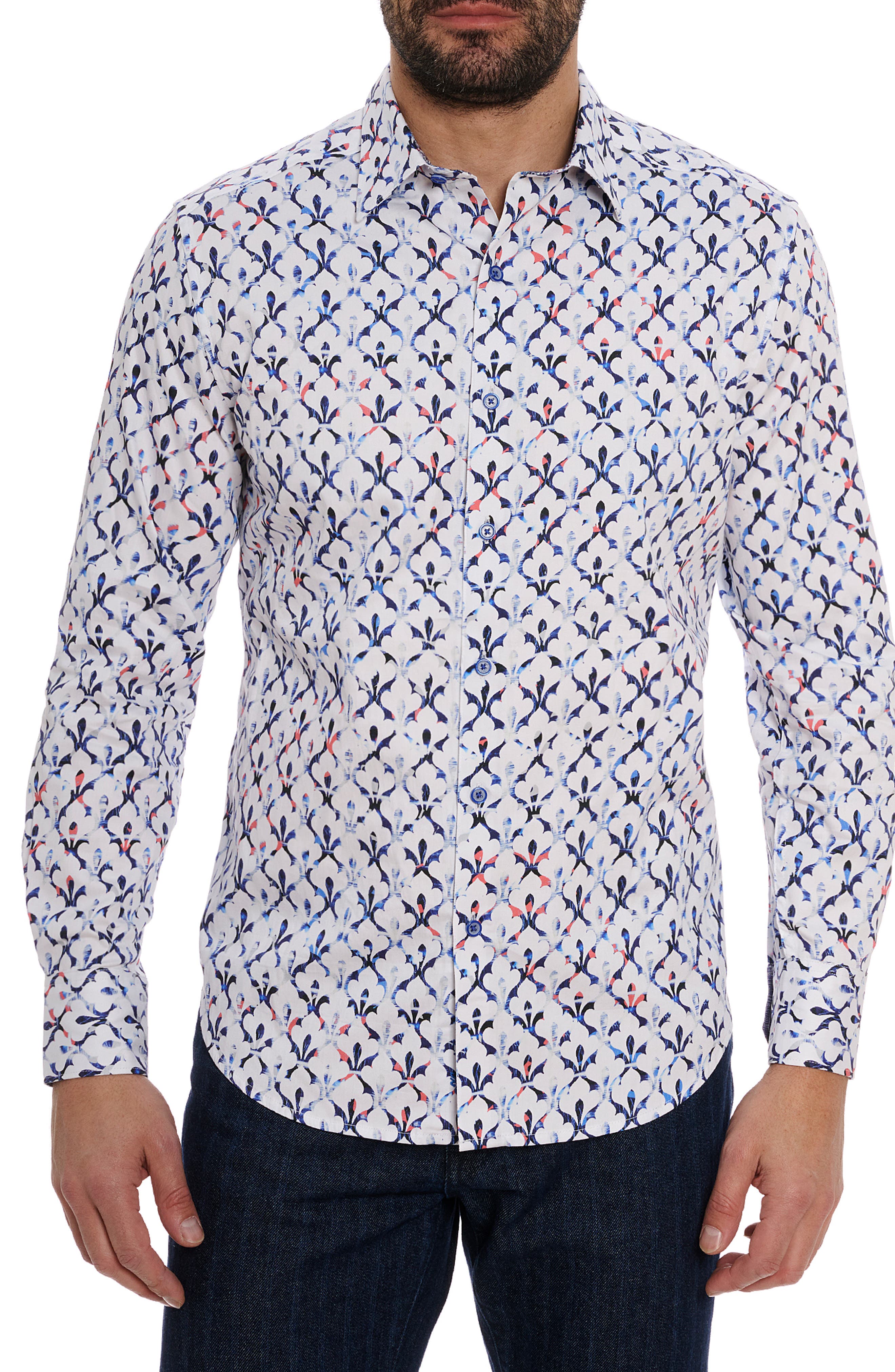 Robert Graham Argos Long Sleeve Cotton Button-Up Shirt