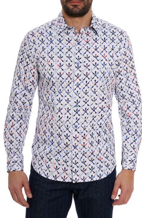 Argos Long Sleeve Cotton Button-Up Shirt