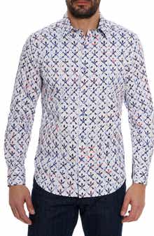 Robert Graham Argos Long Sleeve Cotton Button-Up Shirt
