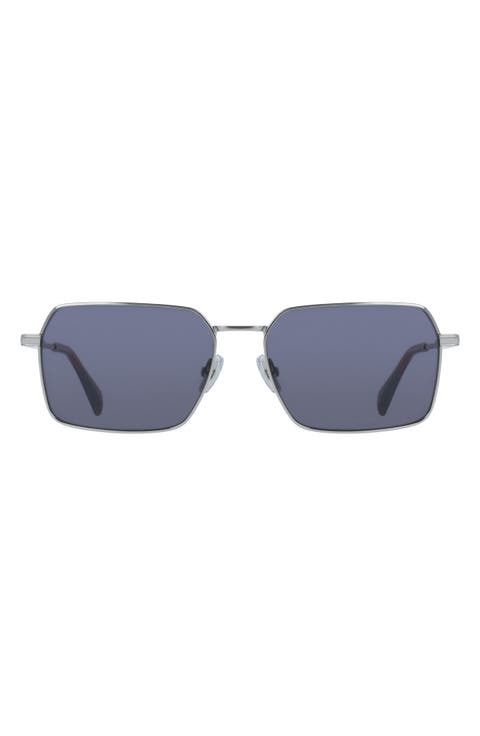 58mm Modified Rectangular Sunglasses