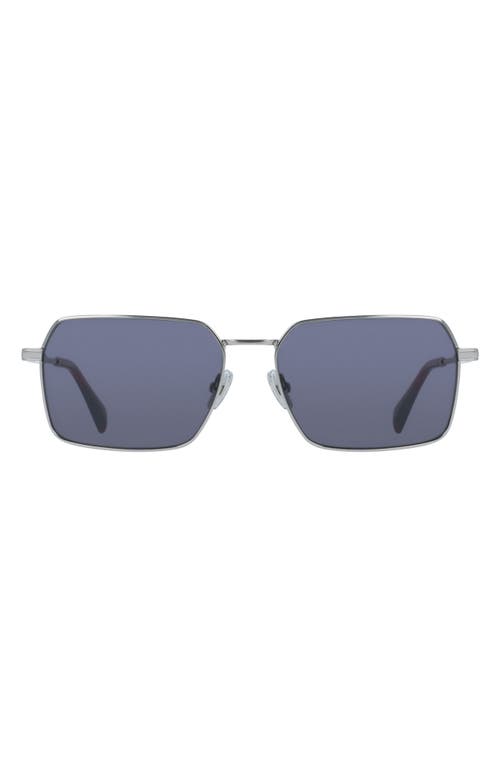 Paul Smith 58mm Modified Rectangular Sunglasses In Silver/grey