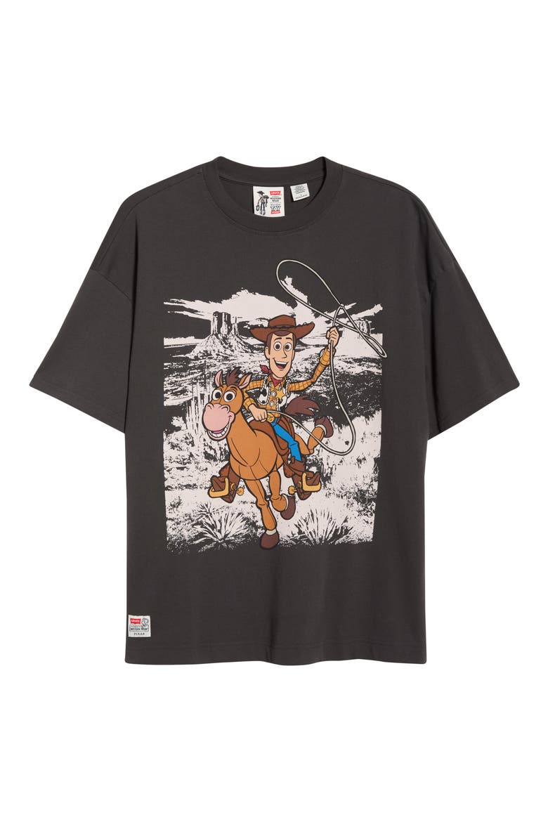 Levi's x Toys Story Woody Boxy Cotton Graphic T-Shirt (Men