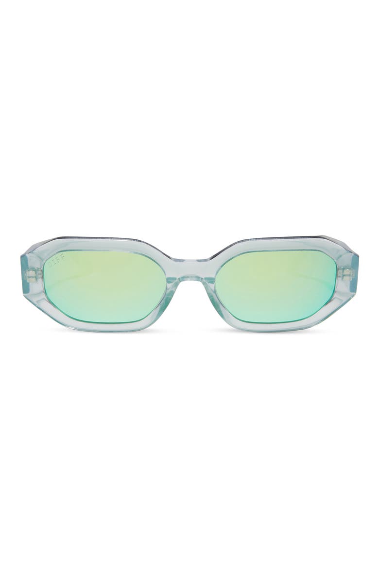 53mm Cat Eye Sunglasses, Main, color, TURQUOISE