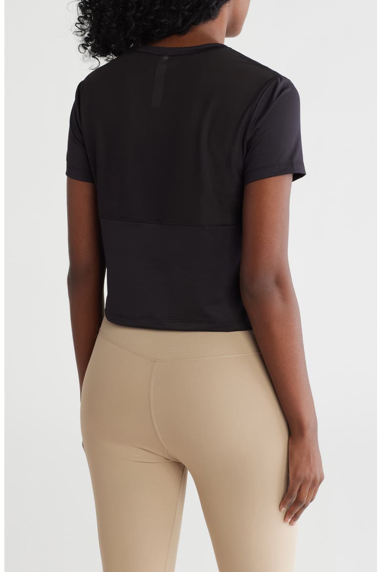 Mesh Back T-Shirt, Alternate, color, BLACK