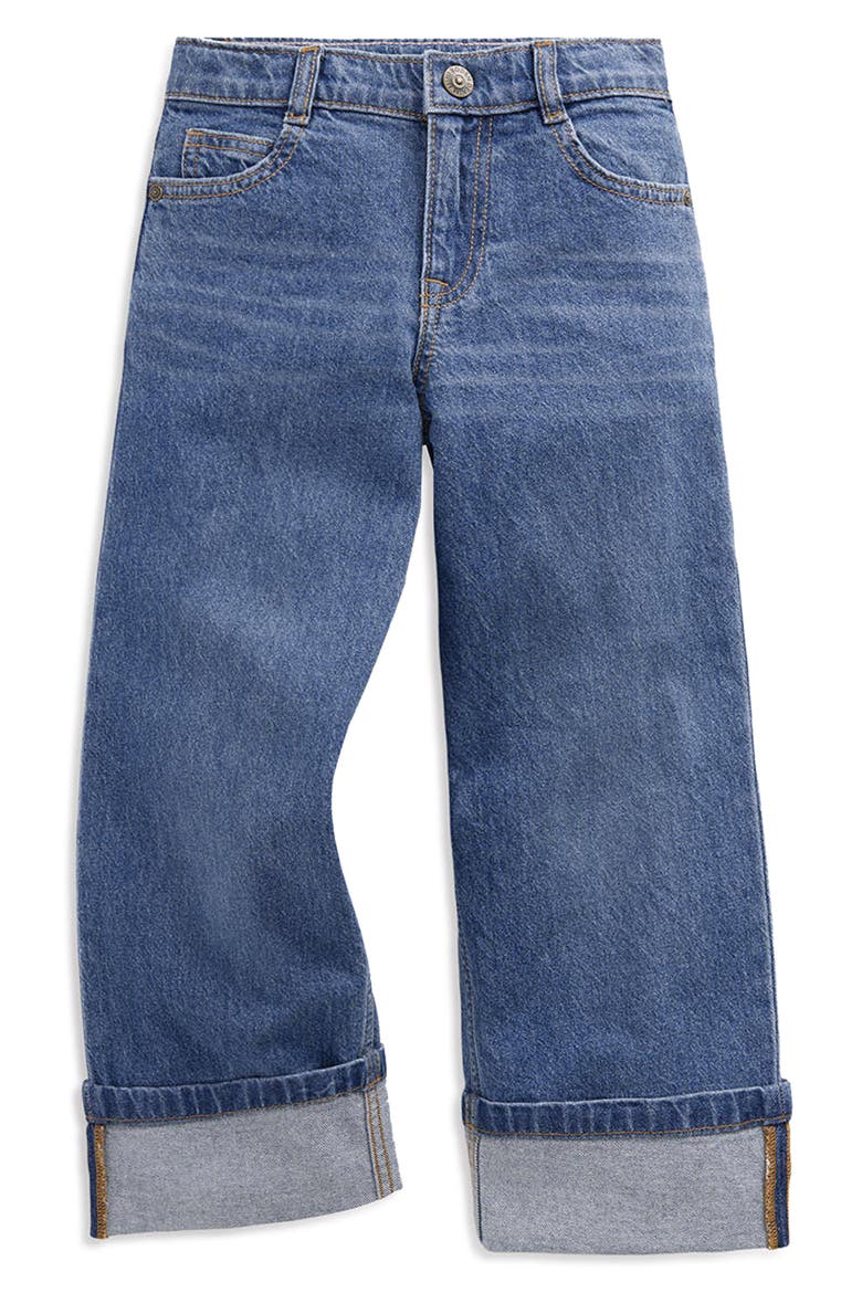 Kids' Straight Leg Jeans, Main, color, MID VINTAGE