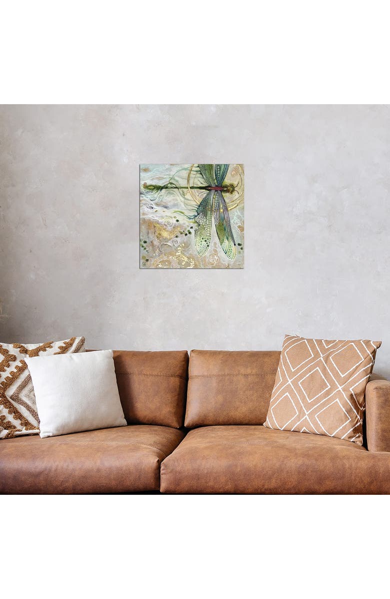 iCanvas 'Damsel Fly II' by Stephanie Law Canvas Artwork, Alternate, color, Multi