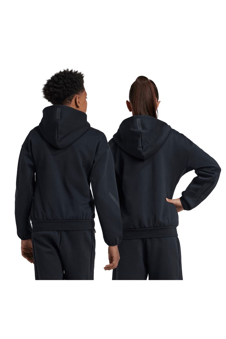 Kids' Z.N.E. Hoodie, Alternate, color, BLACK/BLAC