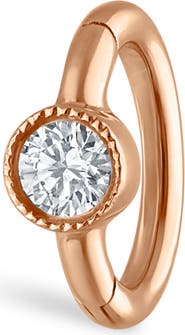 MARIA TASH Scalloped Diamond Clicker Earring