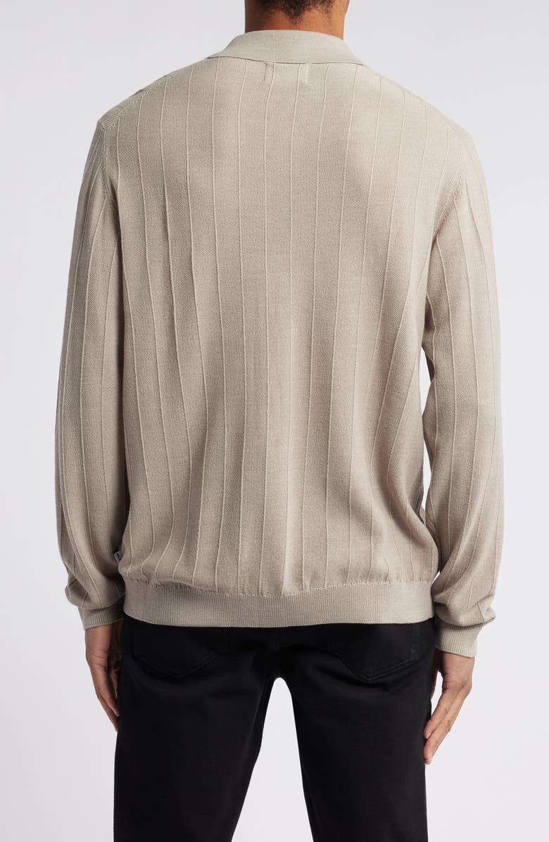 NN07 Thor Rib Wool Blend Cardigan, Alternate, color,