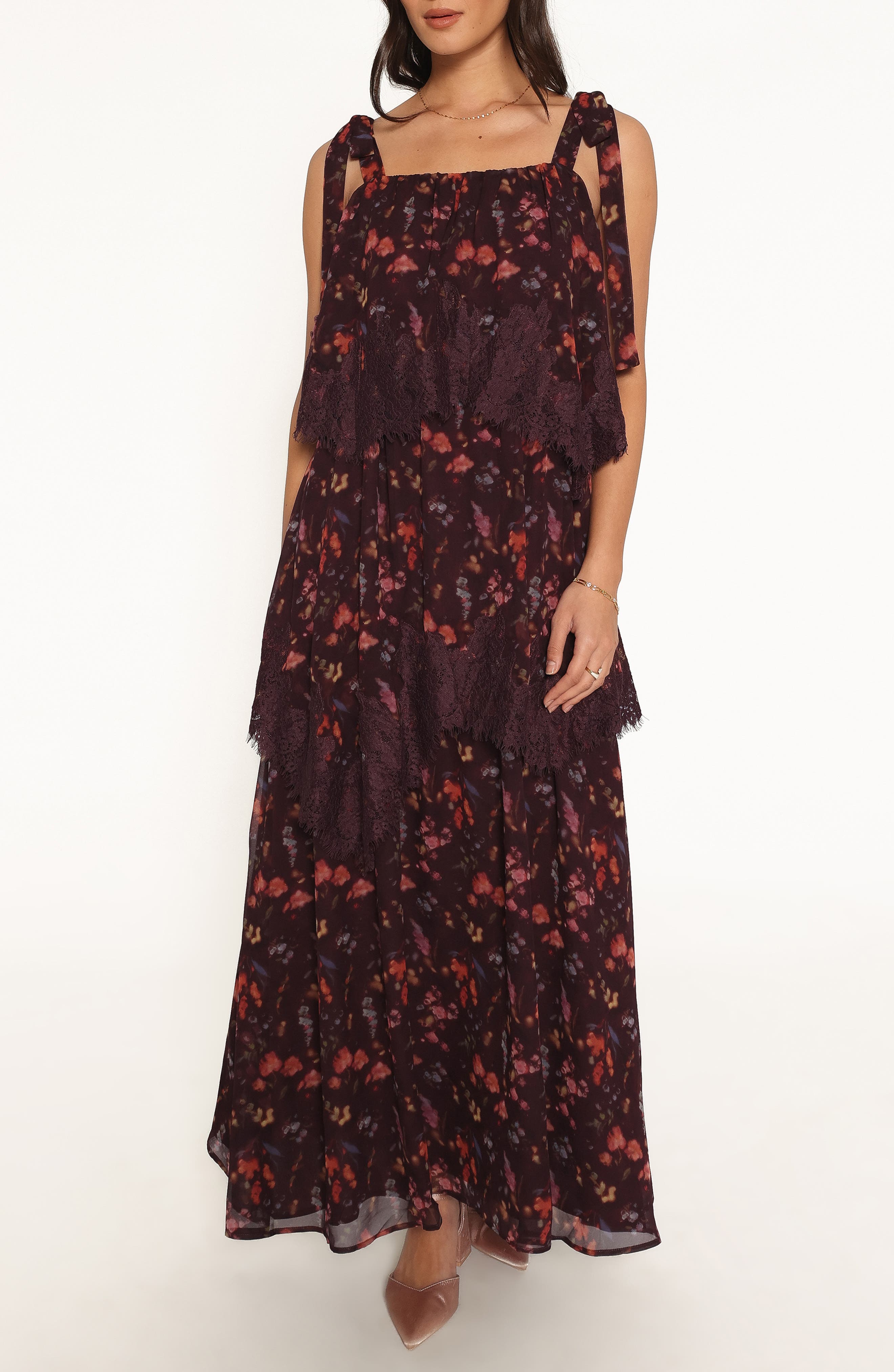 selected PLUM BLURRED FLORAL