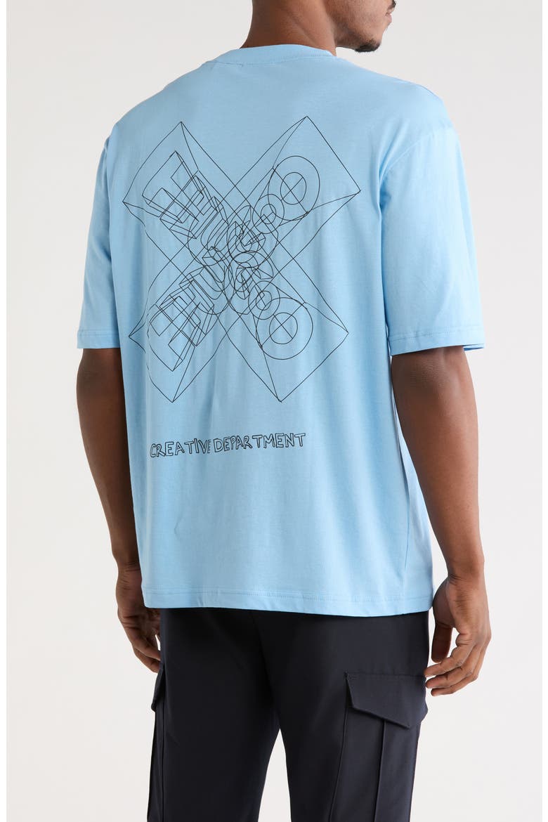 Nufrancos Graphic T-Shirt, Alternate, color, LIGHT/ PASTEL BLUE
