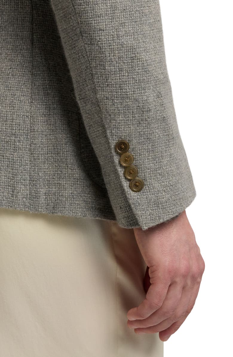 Ralph Lauren Purple Label Hadley Woven Cashmere Sport Coat, Alternate, color, Silver Grey