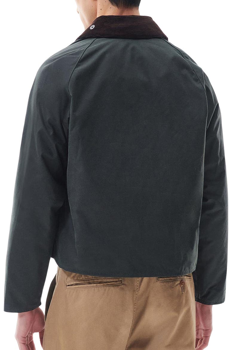 Lunar Spey Waxed Cotton Jacket, Alternate, color, SAGE