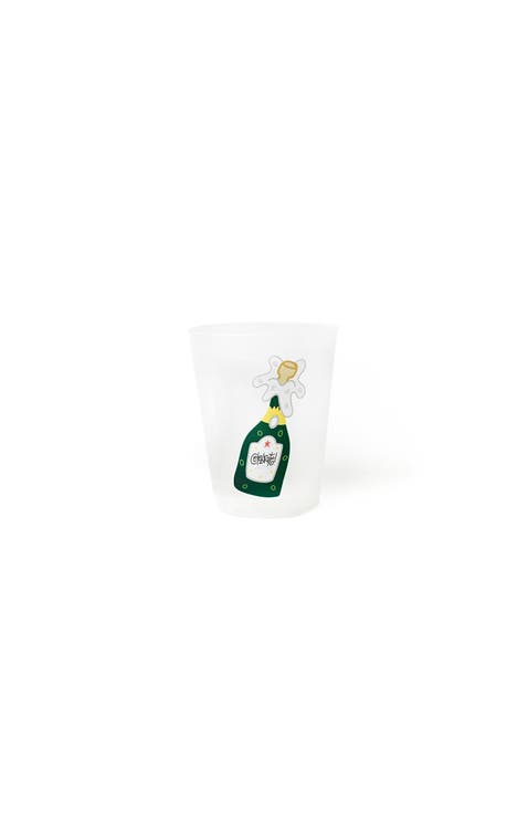 Champagne Frosted Cups Set of 10