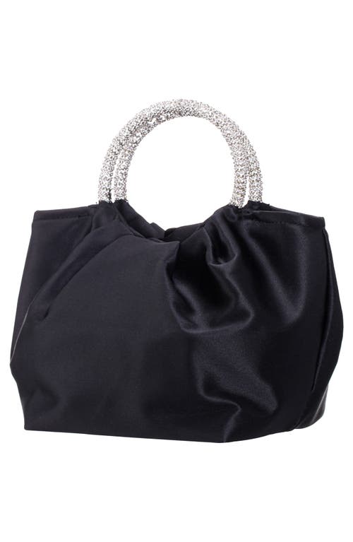 Shop Nina Fancy Top Handle Clutch In Black