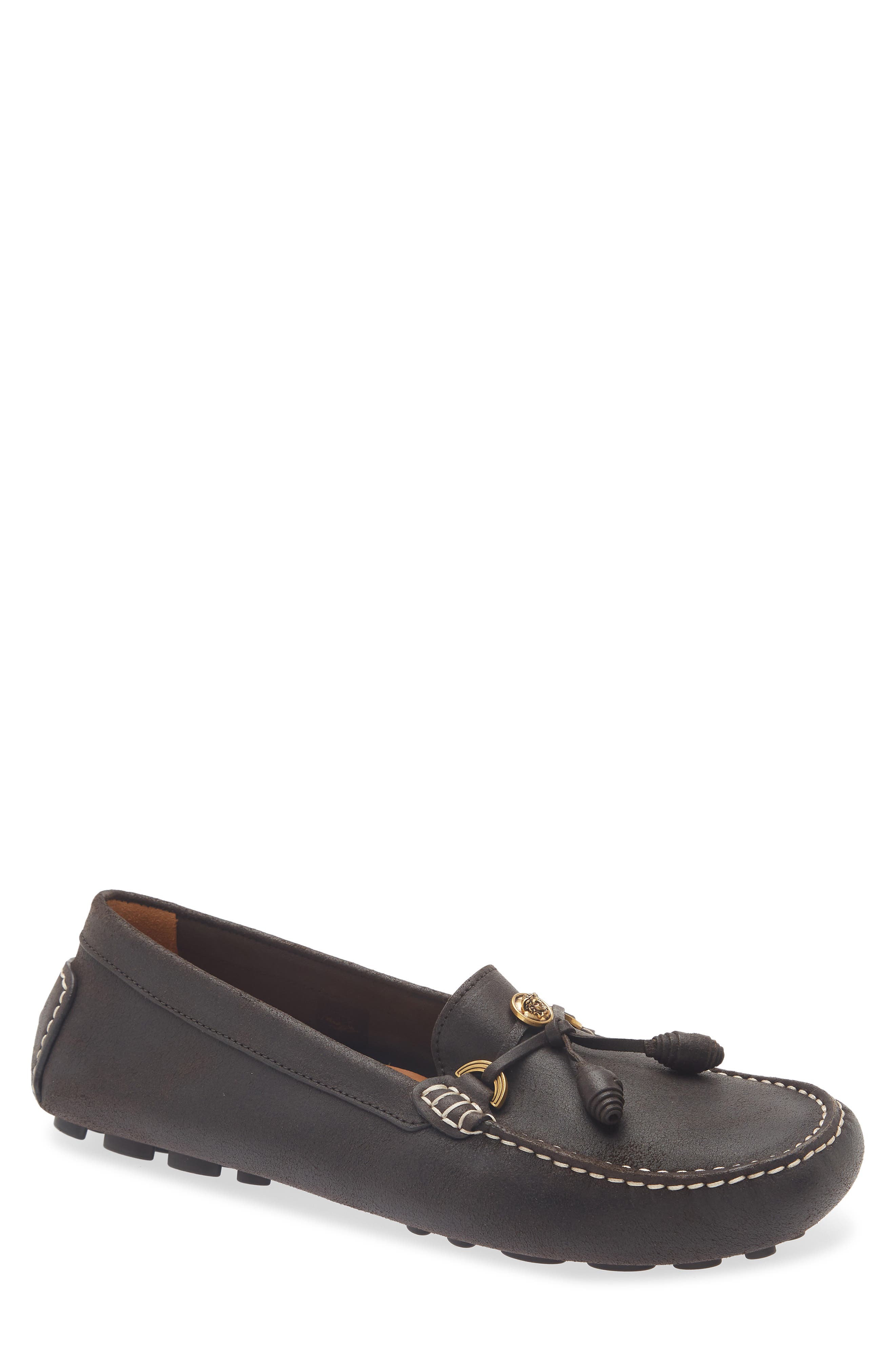 Nubuck Driving Loafer, Main, color, RADICA GOLD