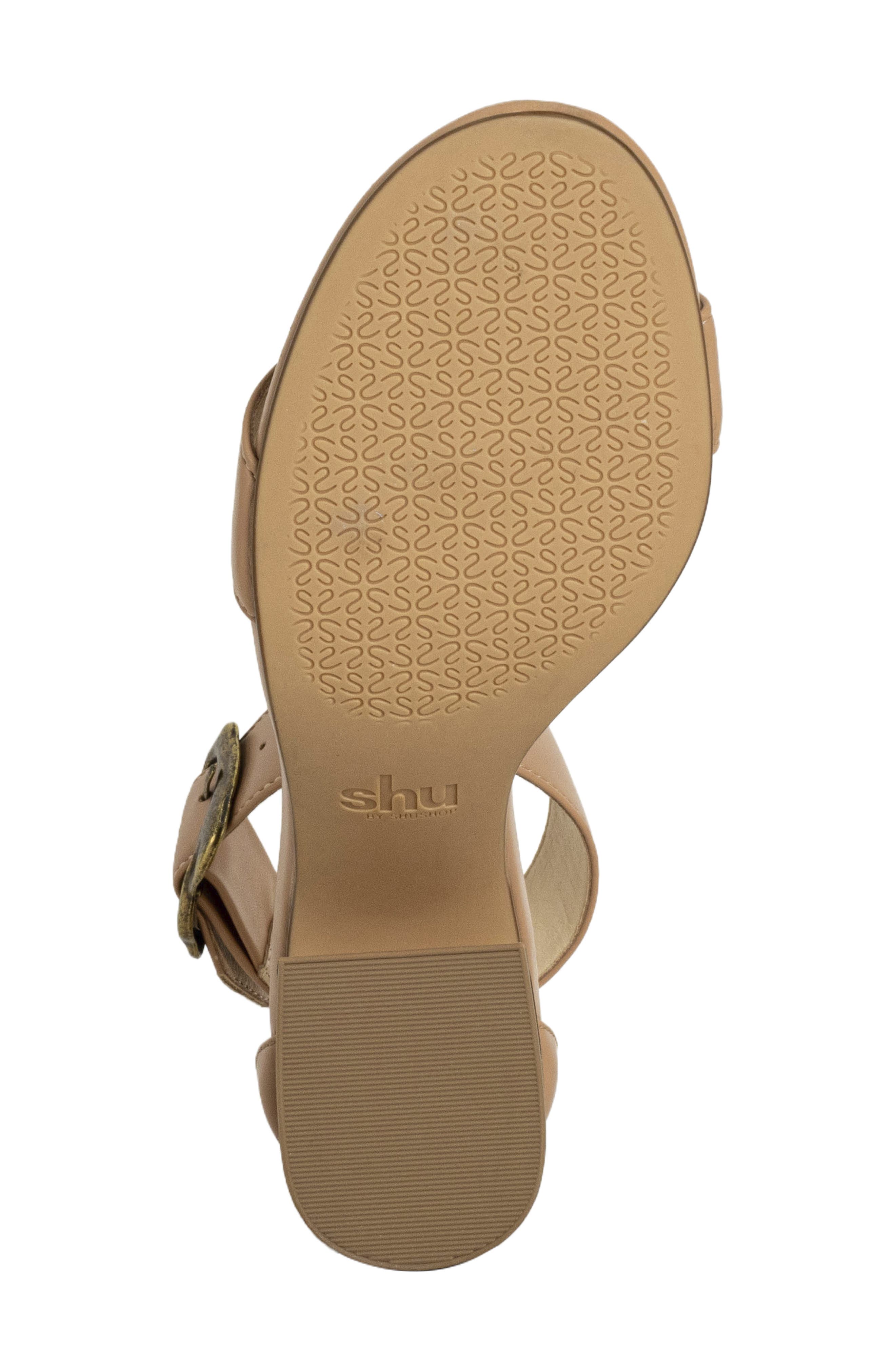 Eliya Ankle Strap Sandal, Alternate, color, NUDE