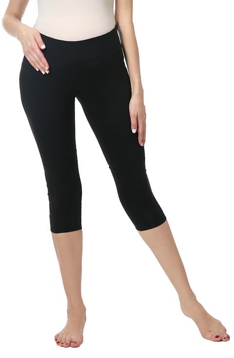 Eva Under the Belly Maternity Crop Leggings