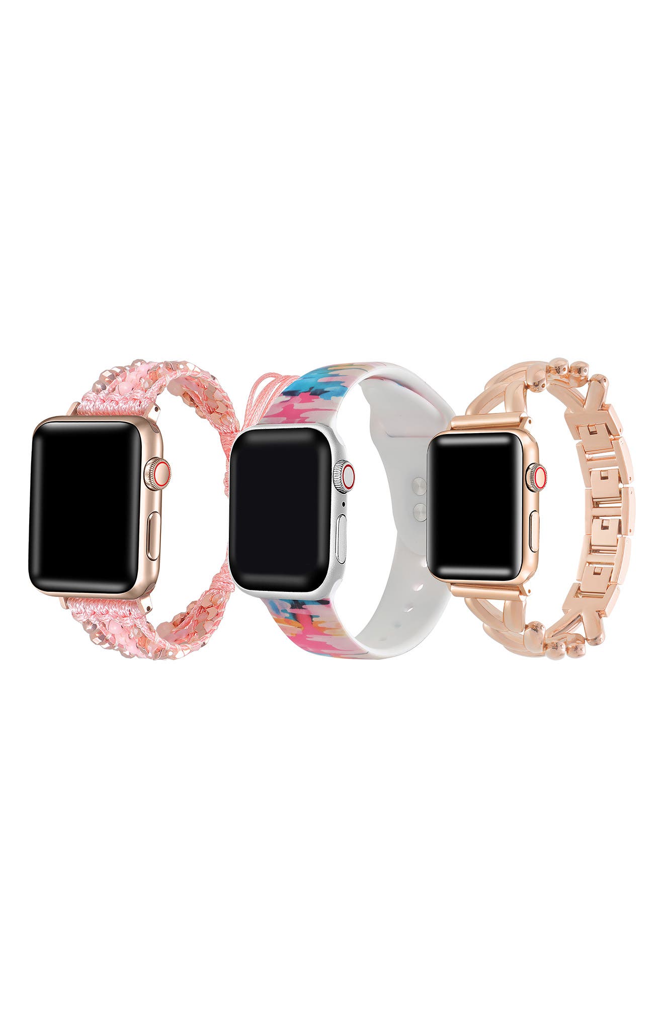 Caroline Gemma Set of 3 Watchbands