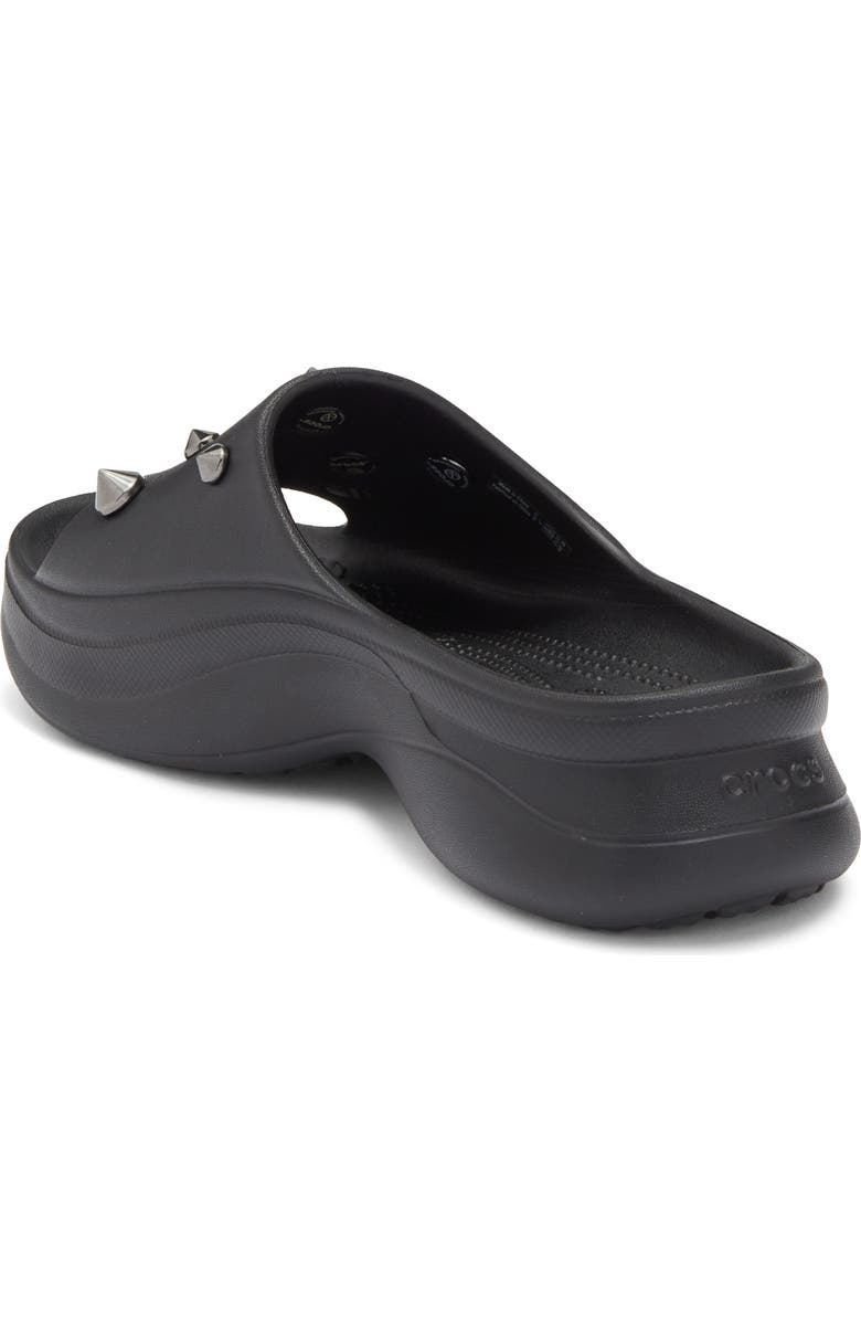 CROCS Bae Studded Slide Sandal, Alternate, color, Black