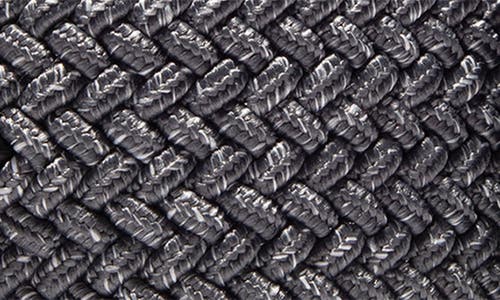 Nike Golf Stretch Webbed Braided Belt In Dark Grey/white