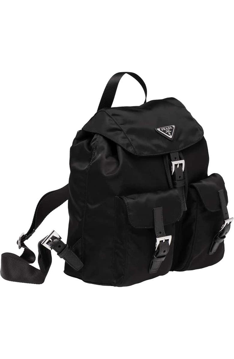Prada Medium Nylon Backpack, Main, color,