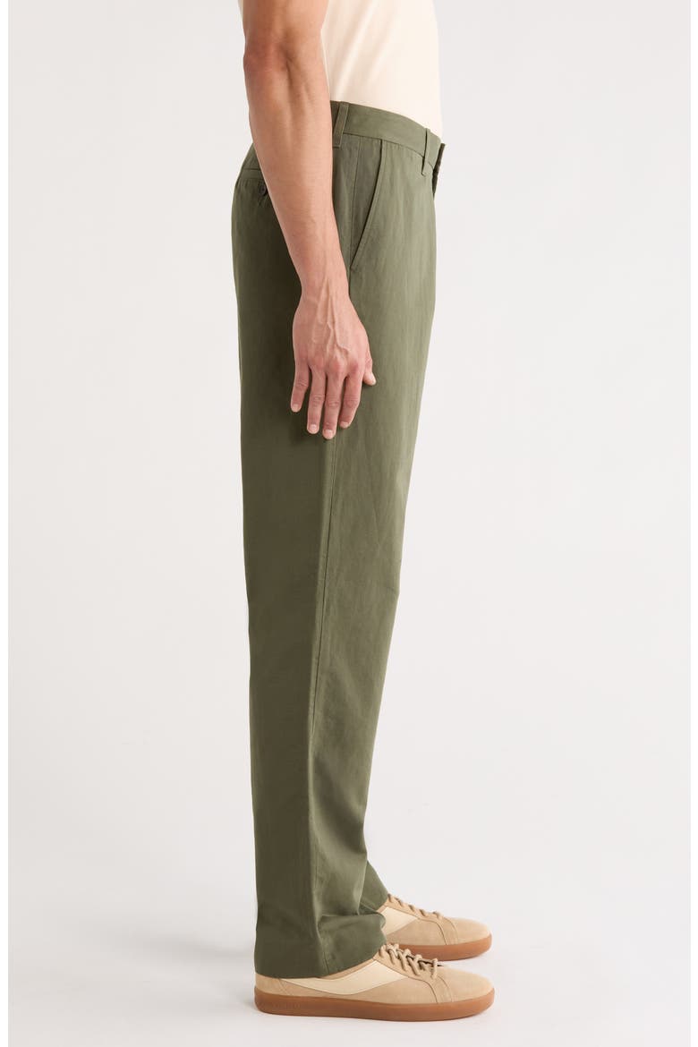 Louie Cotton & Linen Chinos, Alternate, color, COULTER GREEN