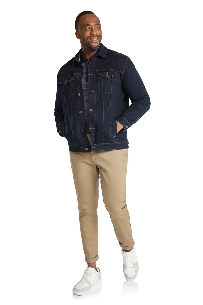 The Duke Stretch Denim Jacket , Alternate, color, RAW