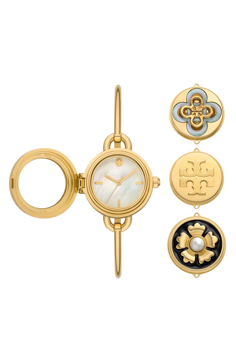Tory Burch The Mille Bangle Watch Set, 27mm, Main, color, 