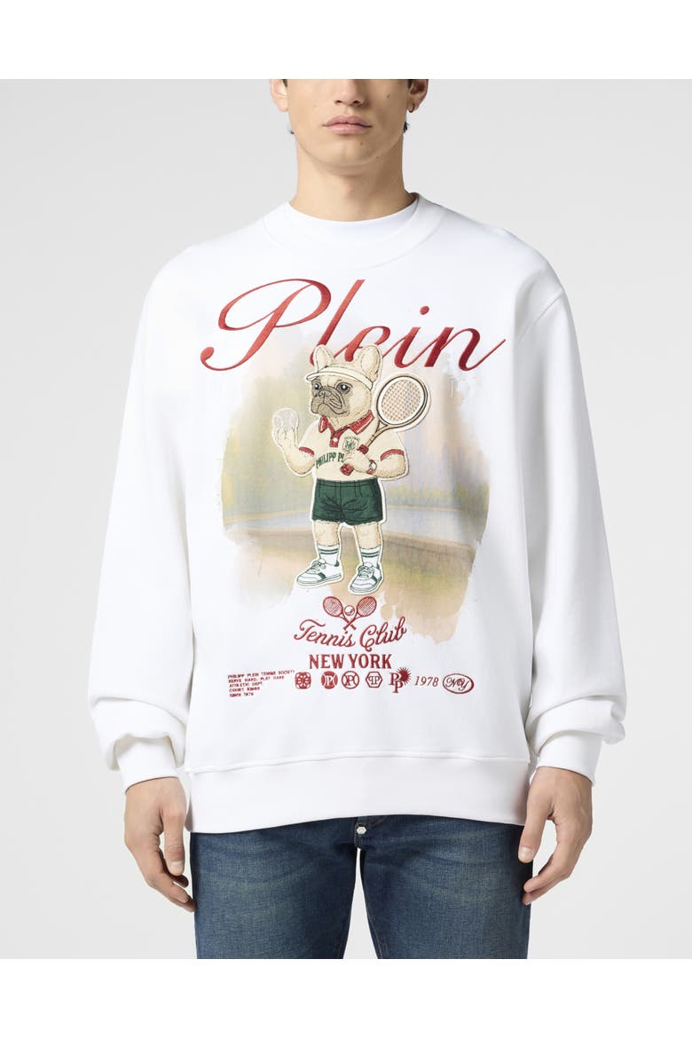 Sweatshirt New York Tennis Men, Main, color, OffWhite