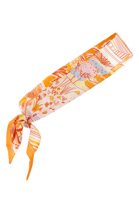 Verao Silk Hair Scarf