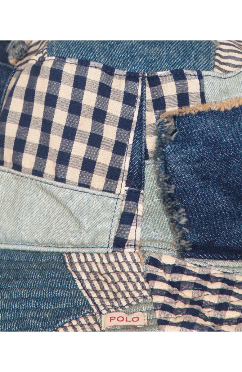 Polo Ralph Lauren Patchwork Bucket Hat, Alternate, color, Blue Multi