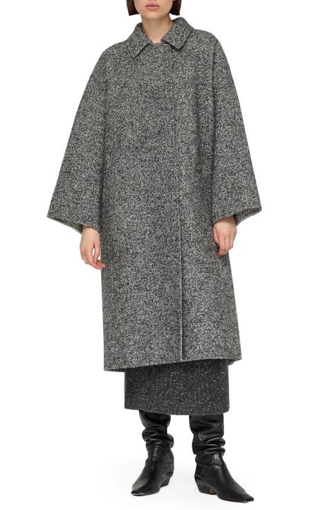 Dropped Shoulder Reversible Coat