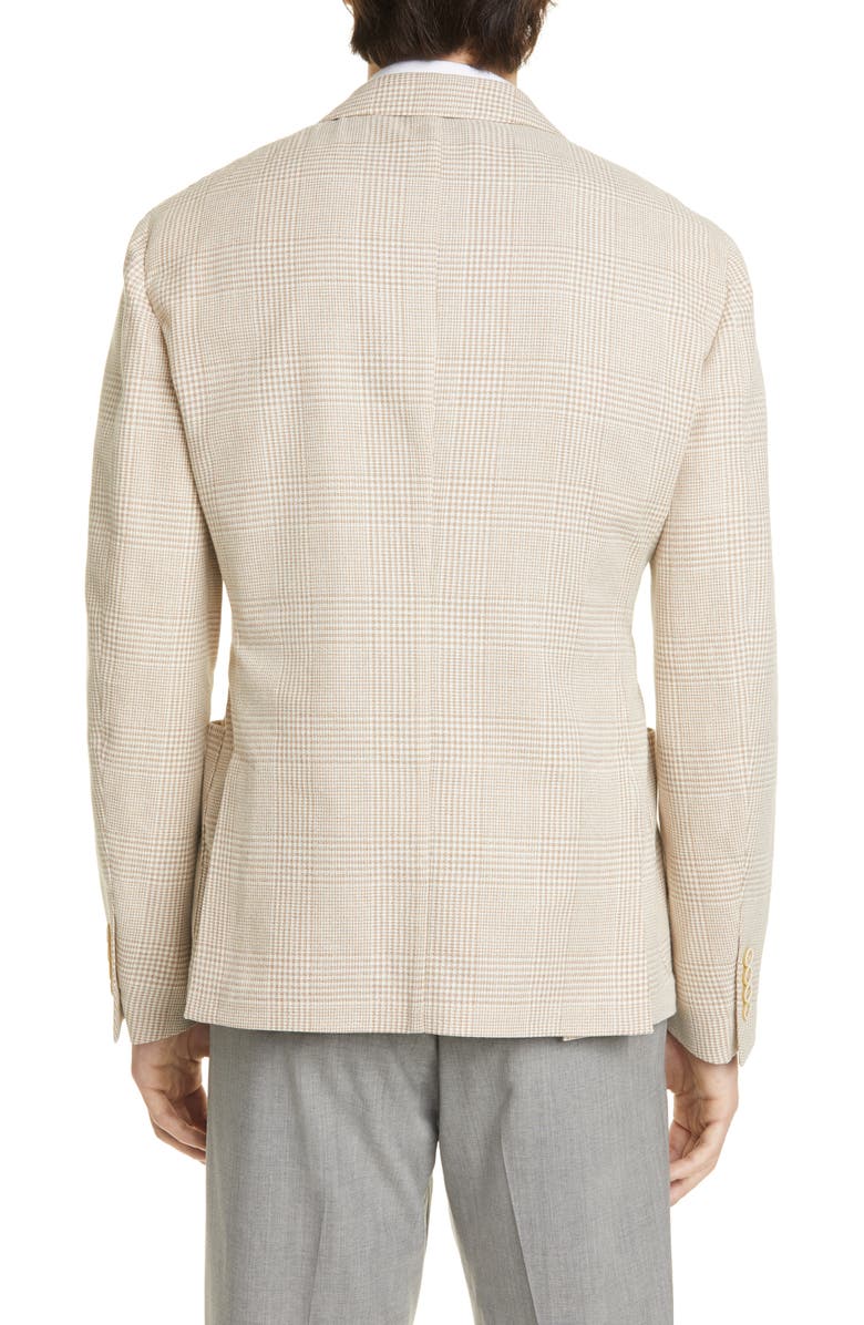 Eleventy Trim Fit Tonal Plaid Sport Coat, Alternate, color, 
