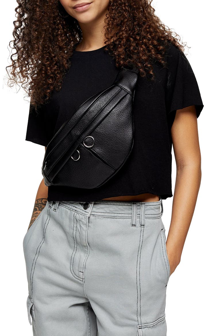 Raglan Crop T-Shirt, Main, color, BLACK