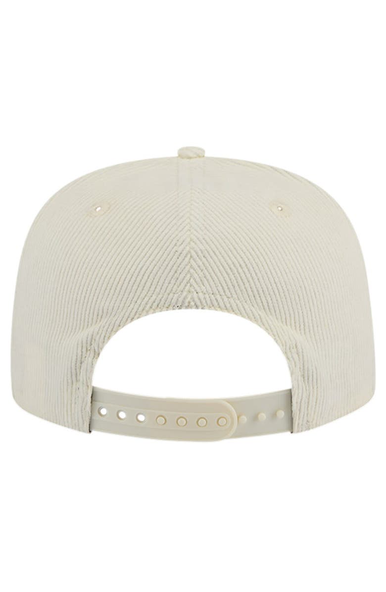 New Era Men's New Era White Florida Gators Throwback Golfer Corduroy Snapback Hat, Alternate, color, 